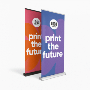 Deluxe roll-up banner